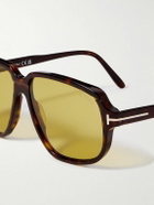 TOM FORD - D-Frame Tortoiseshell Acetate Sunglasses