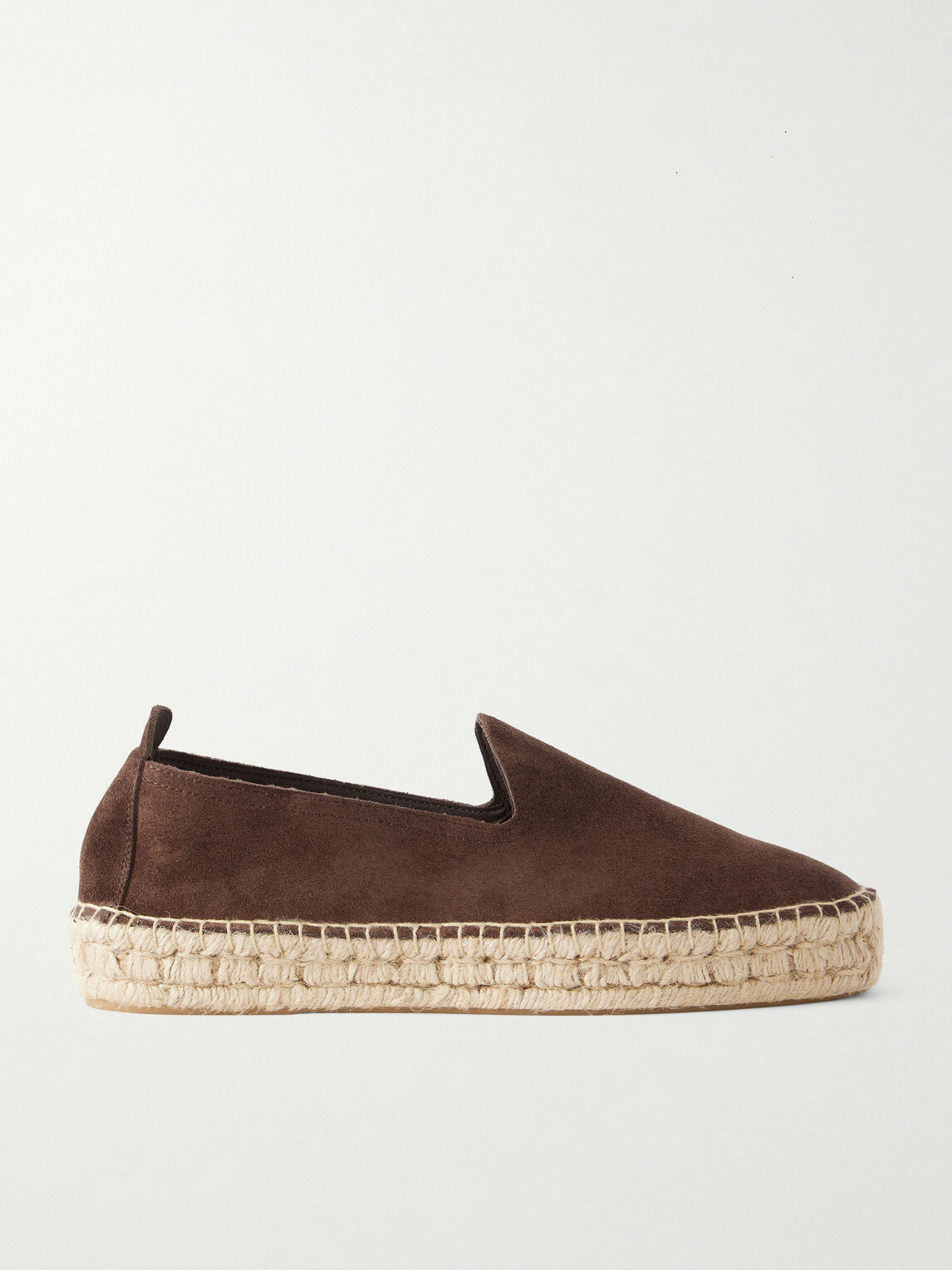 MORJAS - The Espadrille Suede Espadrilles - Brown