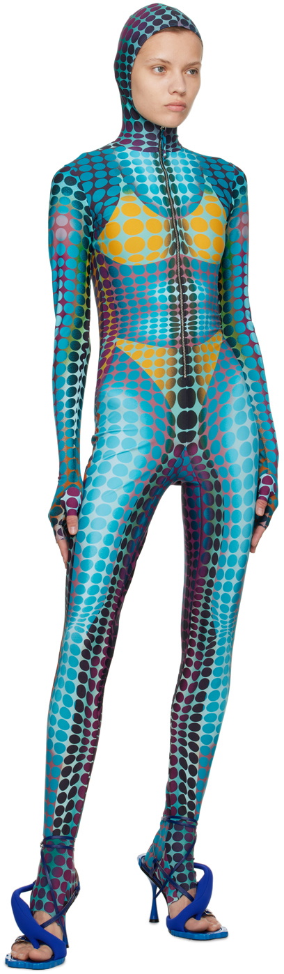 Jean Paul Gaultier Blue Dots Jumpsuit