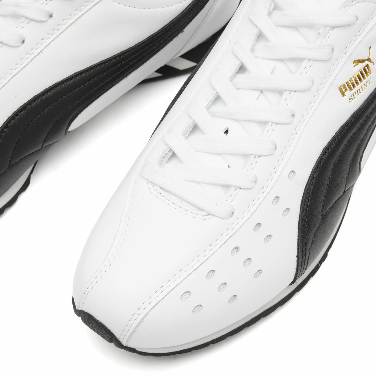 Puma Sprint Sneaker in White/Black