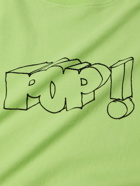 Pop Trading Company - Right Yeah Logo-Print Cotton-Jersey T-Shirt - Green