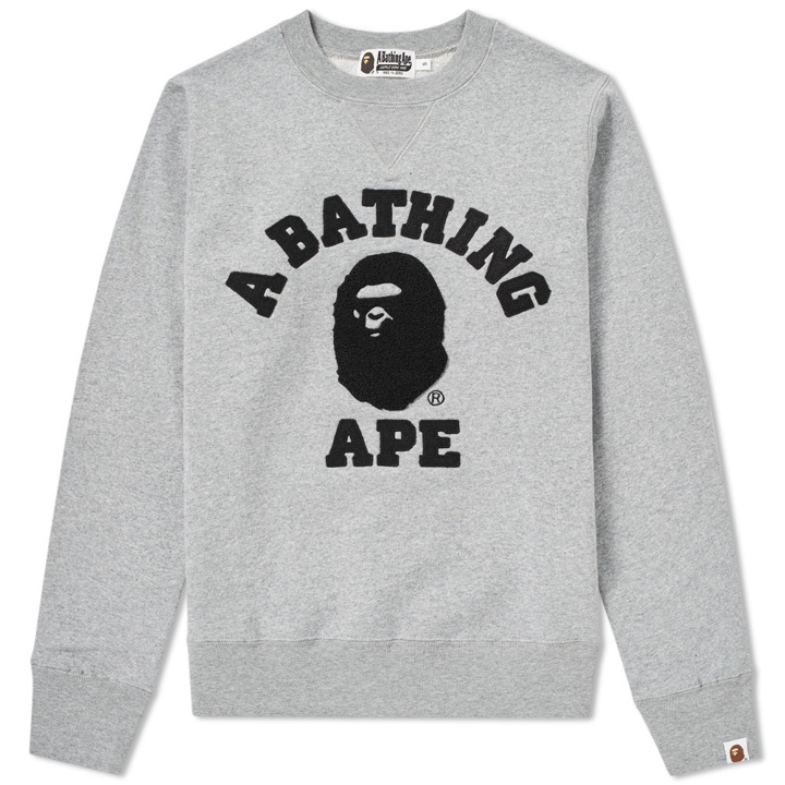 Photo: A Bathing Ape Embroidery College Crew Sweat