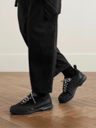 ROA - Cingino Rubber-Trimmed Microfibre Hiking Sneakers - Black