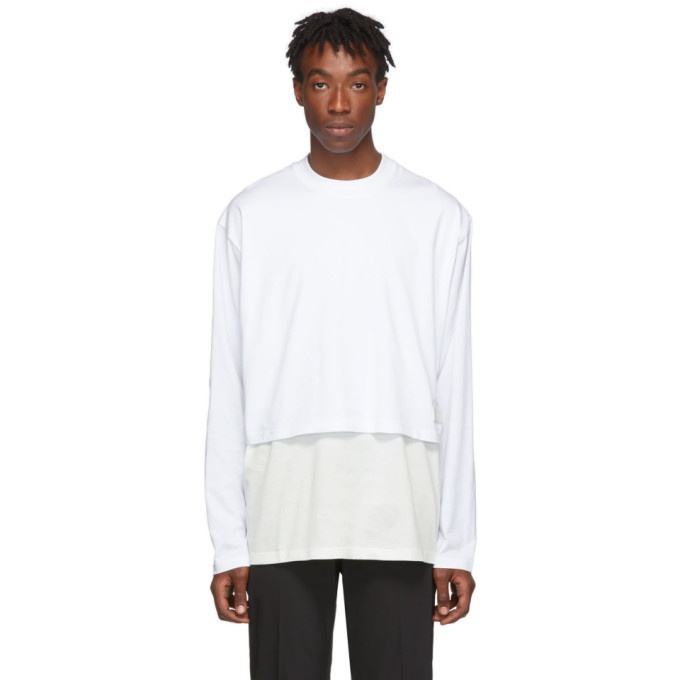 Givenchy White Overlay Long Sleeve T-Shirt Givenchy