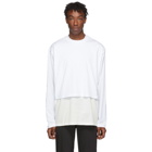 Givenchy White Overlay Long Sleeve T-Shirt