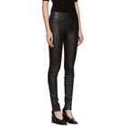 Helmut Lang Black Leather Leggings