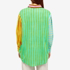 ALÉMAIS Women's Bobbie Spliced Shirt in Multi
