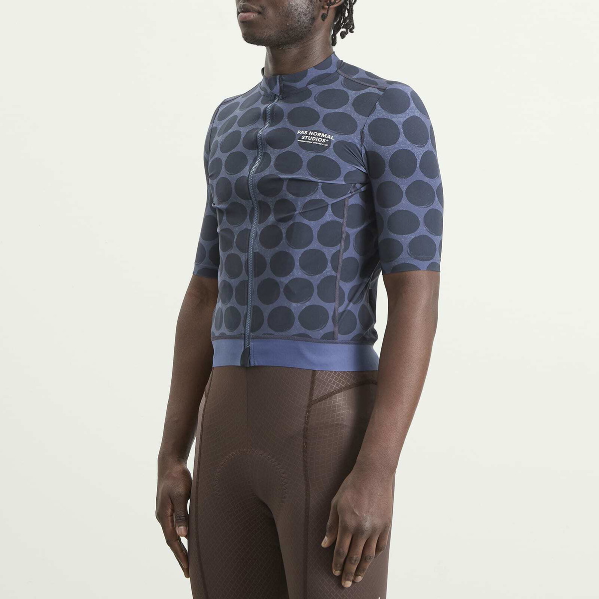 Pas Normal Studios Men's Essential Jersey in Dot Dark Navy