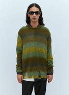 Song for the Mute Distressed Oversized Mohair Sweater
