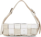 HODAKOVA White Buckle Baguette Bag