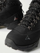 ROA - Andreas Strap Rubber-Trimmed Ripstop Boots - Black