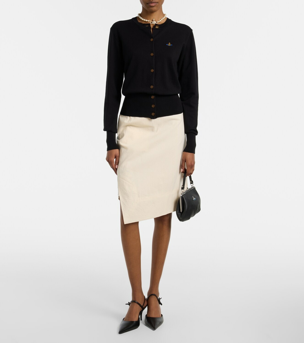 Vivienne Westwood Bea cotton and cashmere cardigan