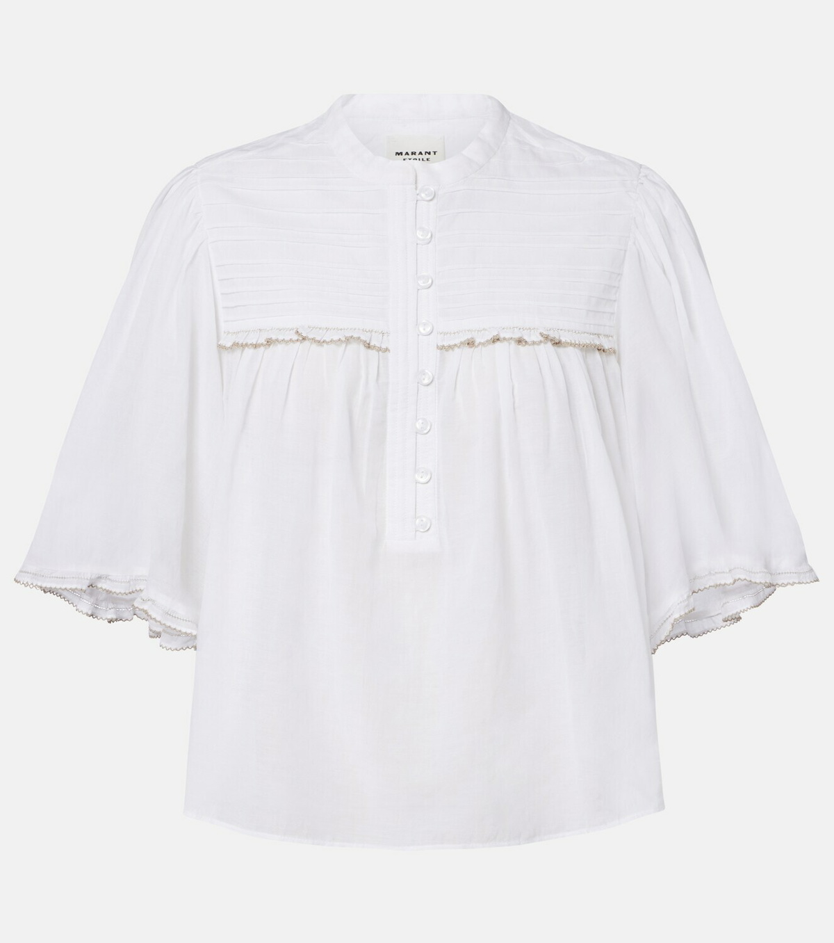 Marant Etoile Douna cotton-blend blouse