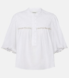 Marant Etoile Douna cotton-blend blouse