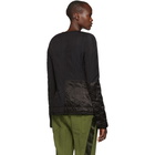 Haider Ackermann Black Quilted Contrast Jacket