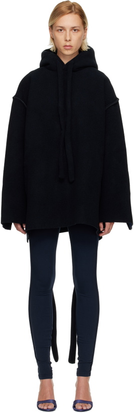 Photo: Ottolinger Navy Felted Scuba Anorak