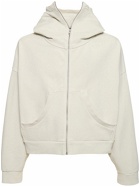 ENTIRE STUDIOS Washed Cotton Full-zip Hoodie