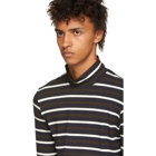 3.1 Phillip Lim Brown Multi Striped Fitted Turtleneck