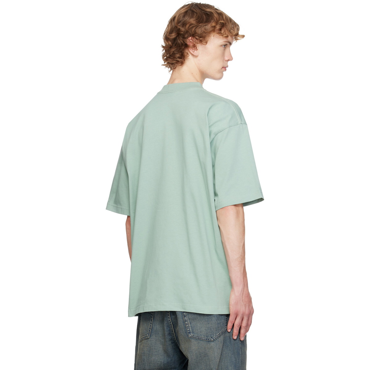 Balenciaga Green Medium Fit T-shirt
