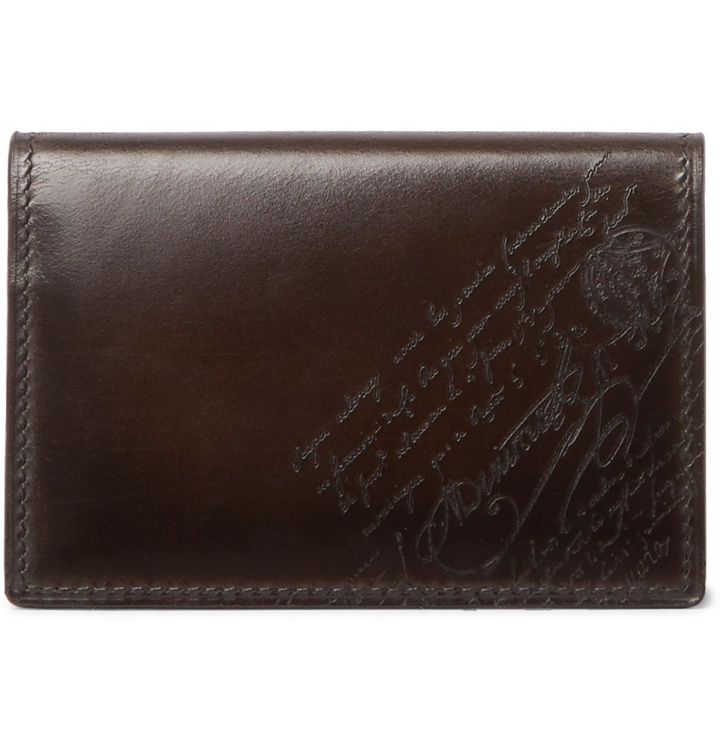 Photo: Berluti - Scritto Leather Billfold Wallet - Black