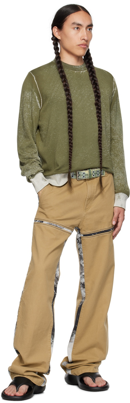 DIESEL K-LARENCE-B Sサイズ Diesel Green K-Larence-B Sweater Diesel