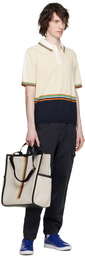 Paul Smith Beige Signature Stripe Polo