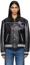 Sky High Farm Workwear Black 'Sky High Entertainment' Leather Jacket