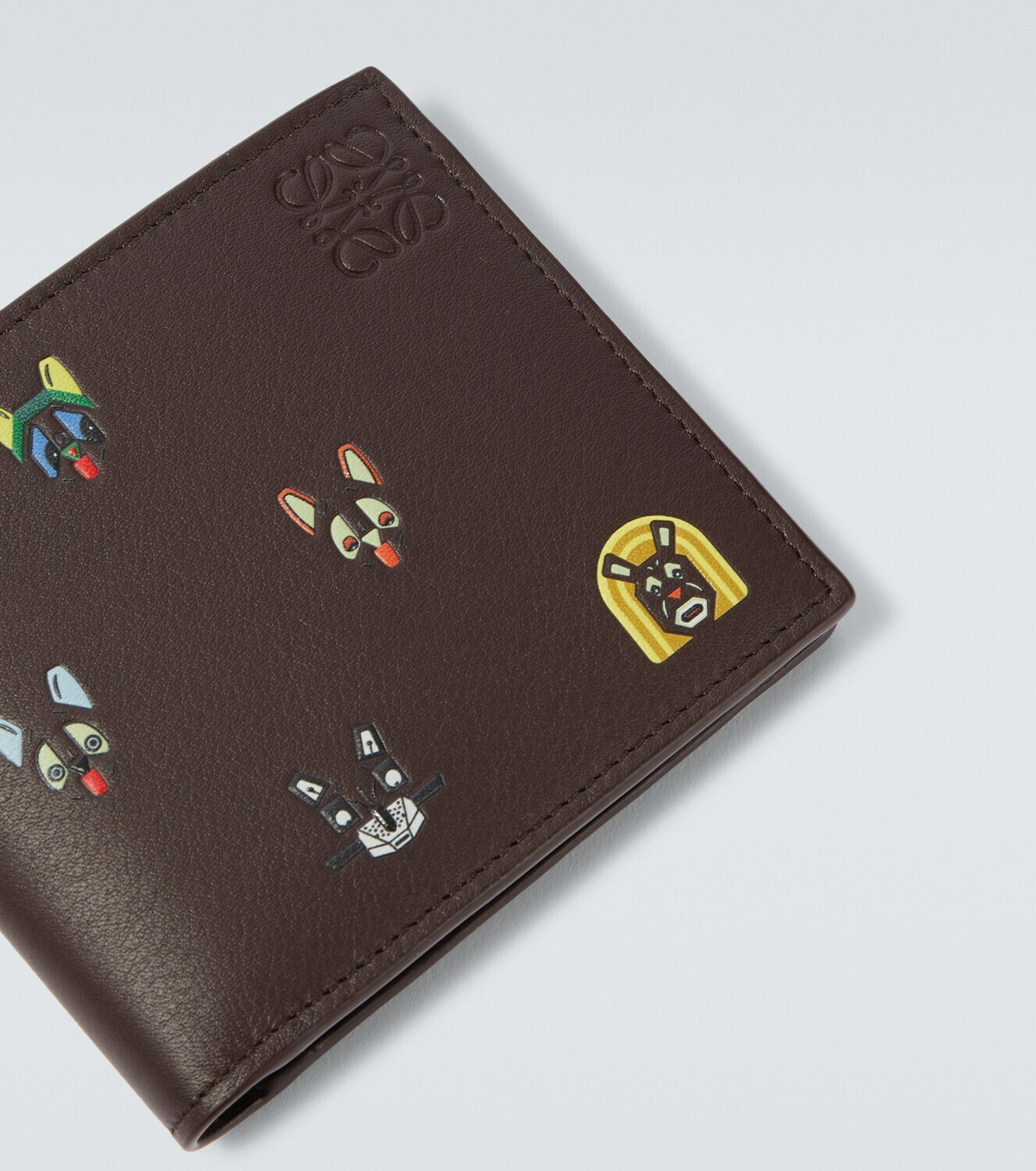 Loewe x Louis Wain printed leather bifold wallet