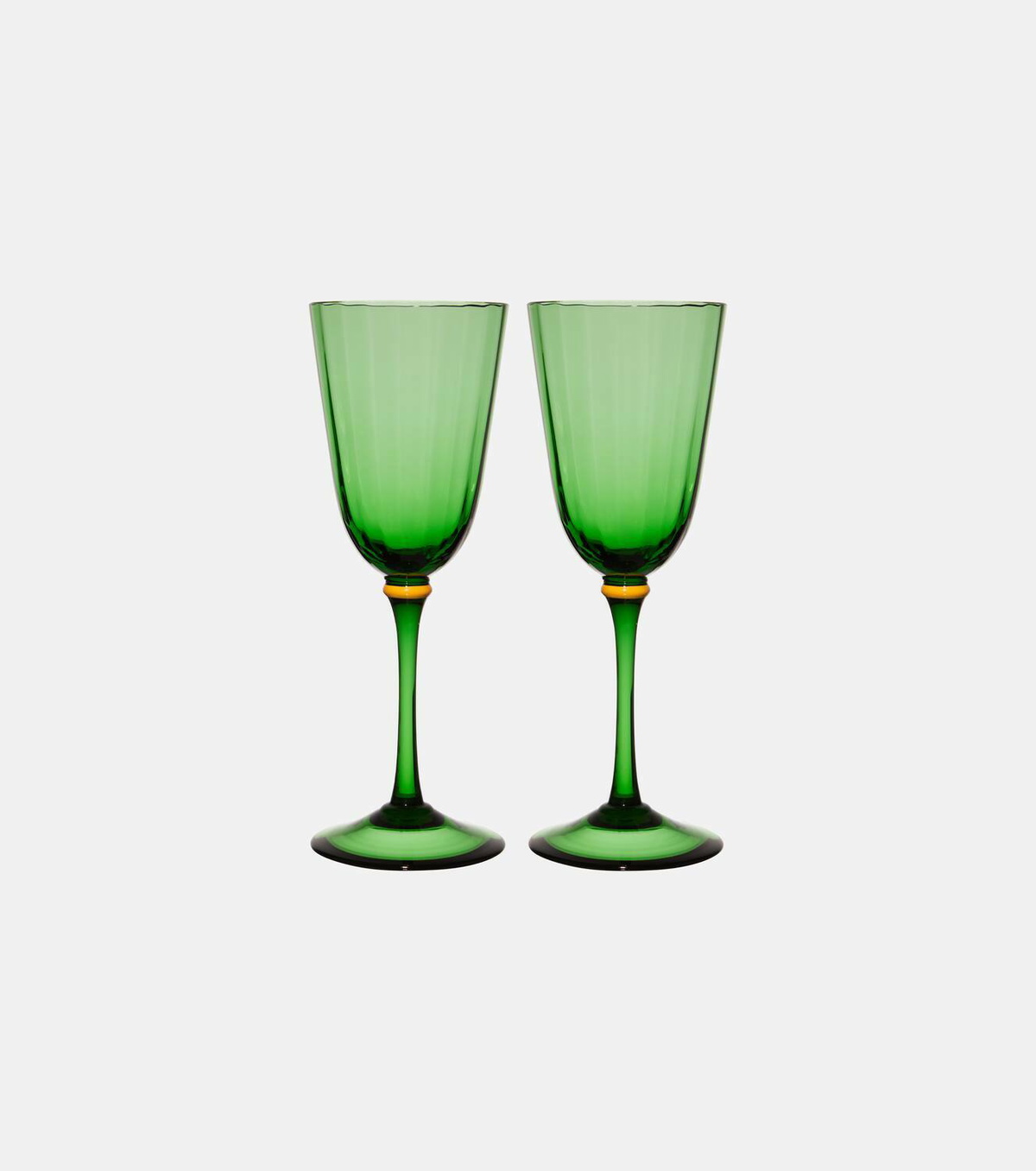 La DoubleJ Rainbow set of 2 wine glasses