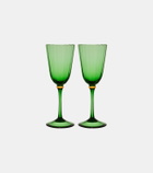 La DoubleJ Rainbow set of 2 wine glasses