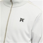 Palm Angels Men's Monogram Track Jacket in Grey