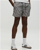 Ksubi Check Out Boardshort Black Black|White - Mens - Sport & Team Shorts