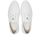 Maison Margiela Men's Almond Low Sneakers in White
