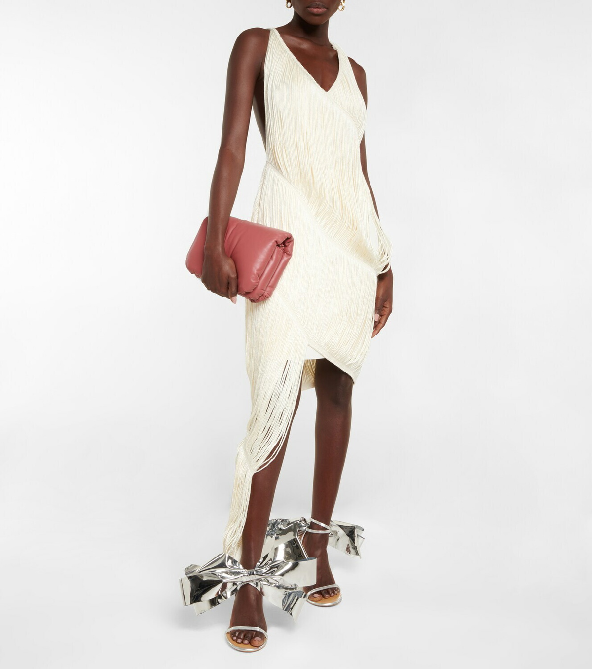 Loewe - Metallic bow sandals Loewe