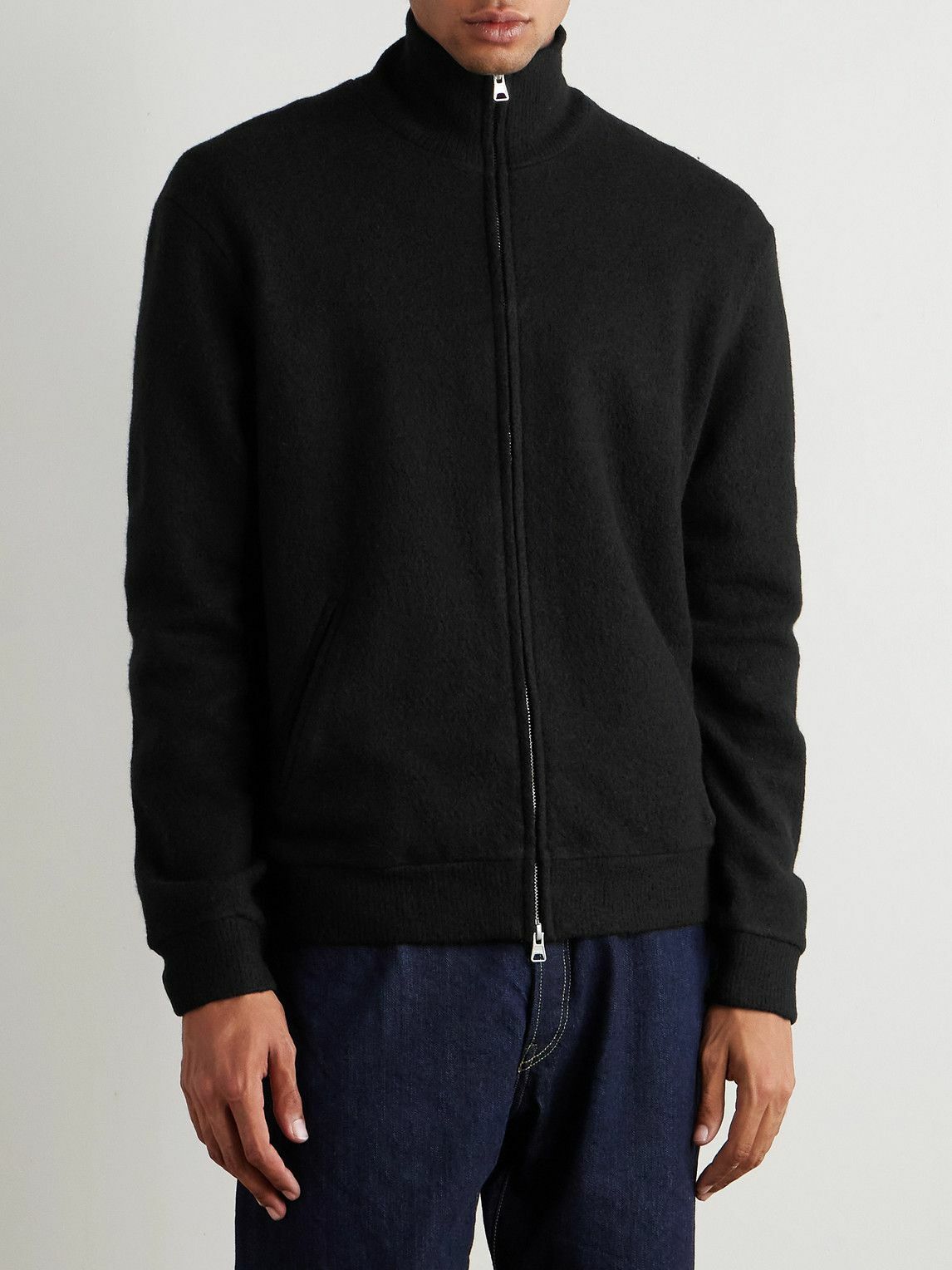 NN07 - 6398 Merino Wool-Felt Jacket - Black