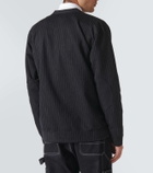Junya Watanabe Striped wool-blend cardigan
