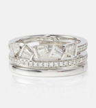 Bucherer Fine Jewellery 18kt white gold ring with diamonds