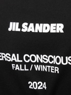 JIL SANDER Logo Print Cotton Jersey T-shirt