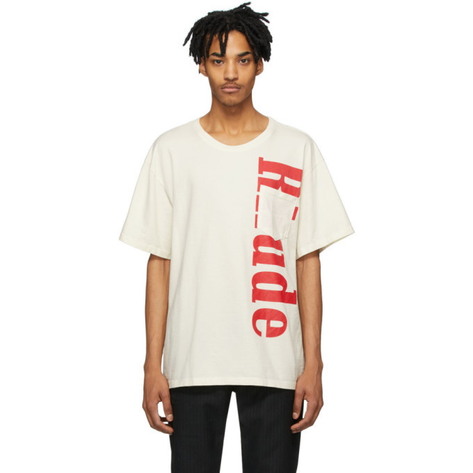 Photo: Rhude Off-White Pocket Logo T-Shirt