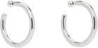 Sophie Buhai Silver Medium Everyday Hoop Earrings