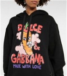 Dolce&Gabbana - Printed cotton-blend hoodie