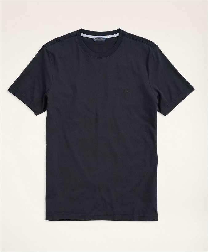 Photo: Brooks Brothers Men's Big & Tall Supima Cotton T-Shirt | Black