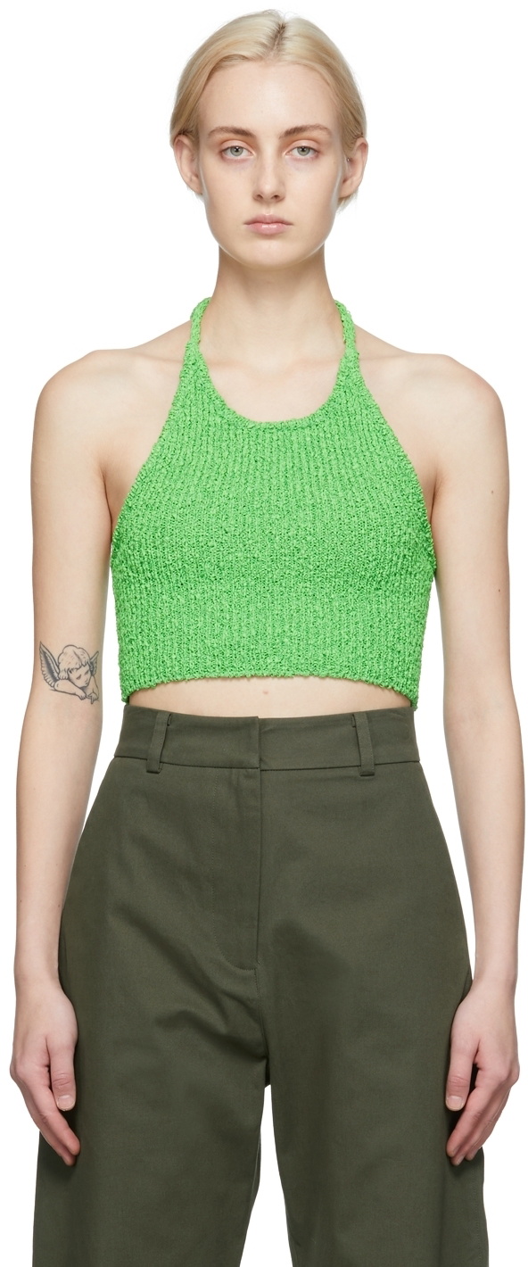 Arch The Green Halter Neck Tank Top Arch The