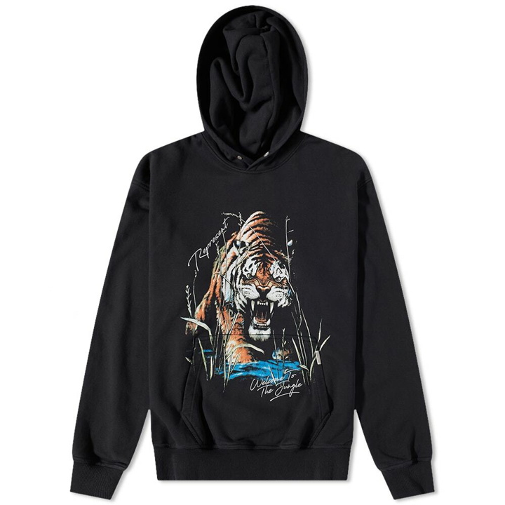 Photo: Represent Men's Welcome To The Jungle Hoody in Off Black