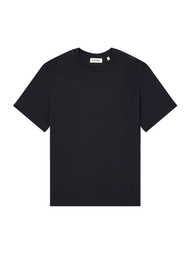 Photo: FRAME - Supima Cotton-Jersey T-Shirt - Black