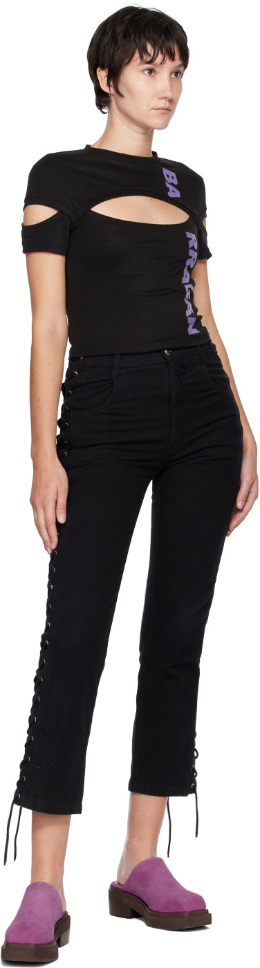 BARRAGÁN SSENSE Exclusive Black Bobbi T-Shirt