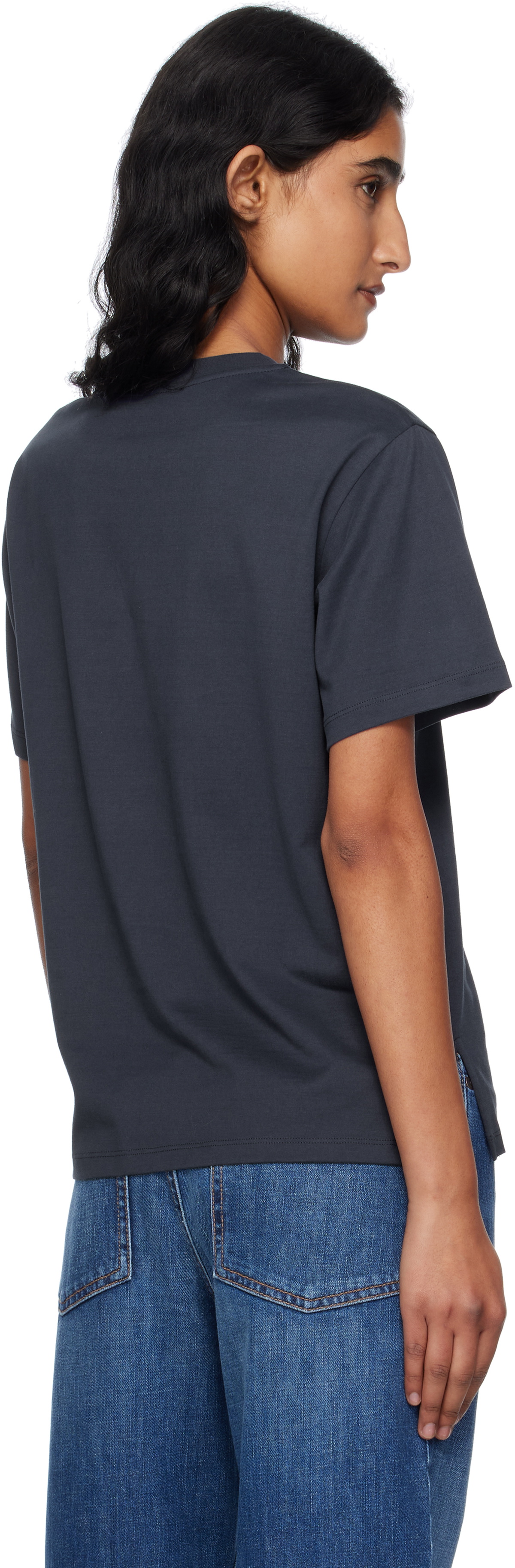 Weekend Max Mara Navy Venaco T-shirt