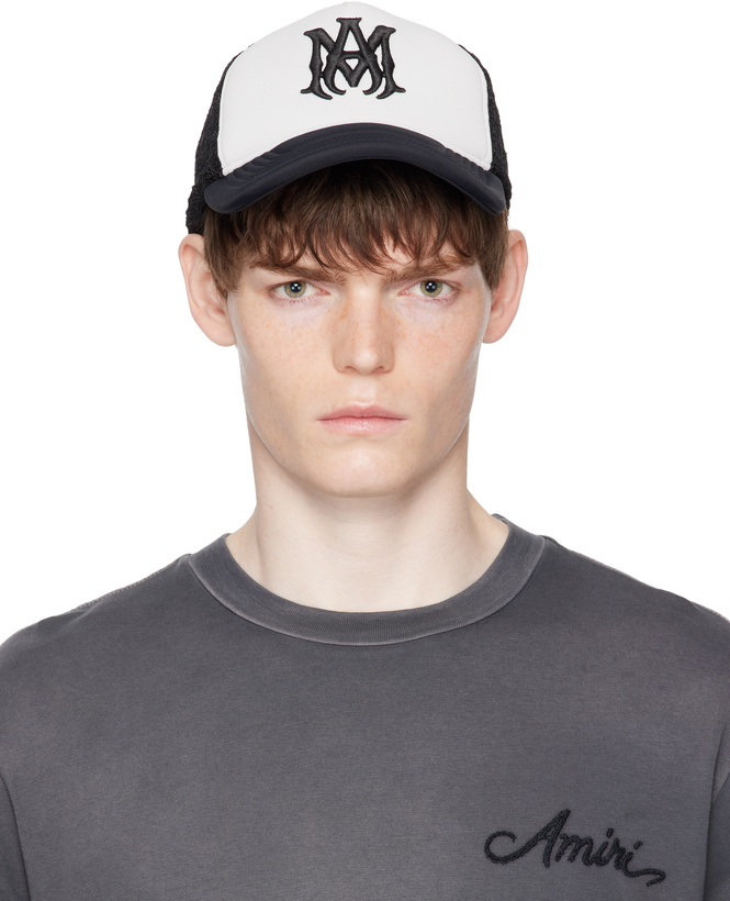 Photo: AMIRI Black MA Two Tone Trucker Cap