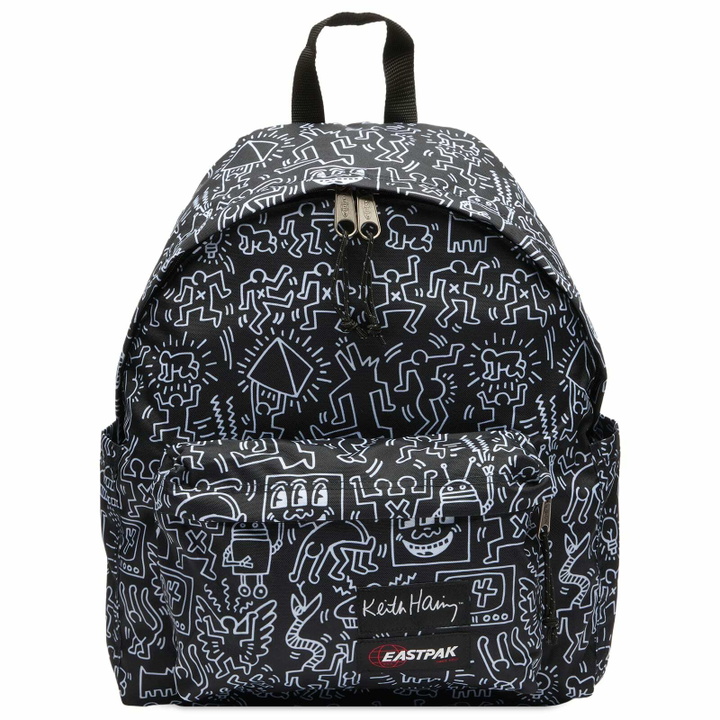 Photo: Eastpak x Keith Haring Day Pak'r Backpack in Black 