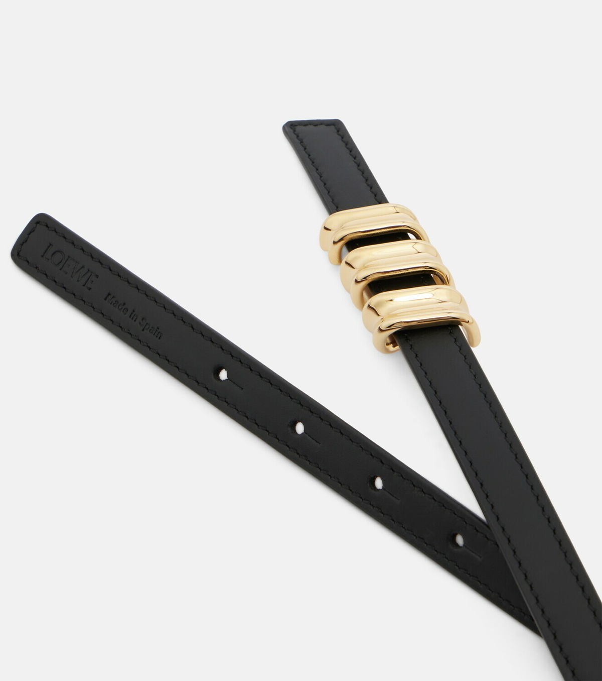 Loewe Coil leather belt
